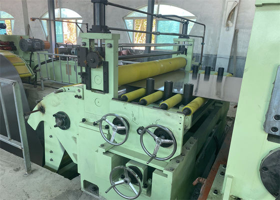 دستگاه خط برش فلزی گالوانیزه گالوانیزه Galvanlume دستگاه خط برش ورق فولادی 3 X 1250