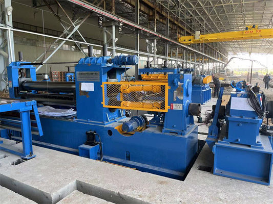 0.6-6 × 1600 دستگاه خط برش سیم پیچ فولادی با گیج متوسط