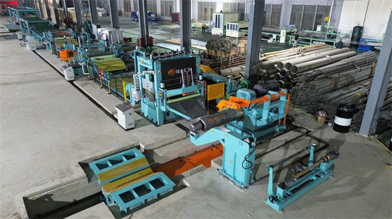 خط برش Servo با دقت بالا به طول برای کویل های فولاد ضد زنگ با برش لبه