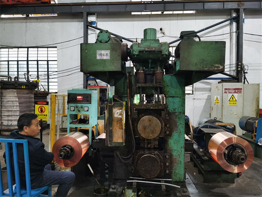 نوار مس فلز گرم سرد رولینگ ملز ضخامت از 20mm تا 0.1mm