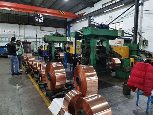 نوار مس فلز گرم سرد رولینگ ملز ضخامت از 20mm تا 0.1mm