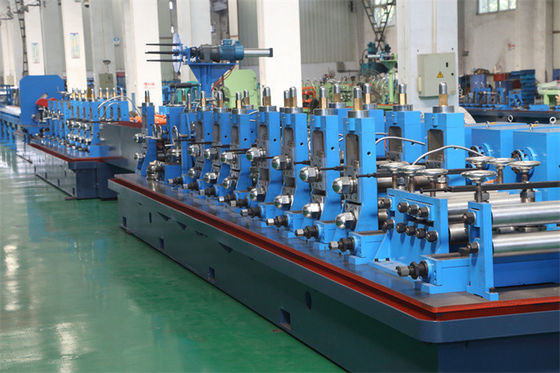 دستگاه تولید لوله ERW فرکانس بالا Steel Stight Seam Pipe Welding Tube Mill Line HG 114